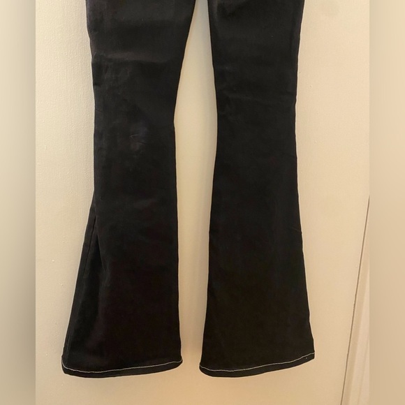 AFRM Revolve jeans, very dark blue denim, flared, size 25”. Stretch. - Picture 6 of 7